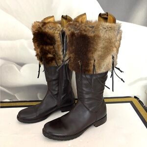 Missouri brown leather boots